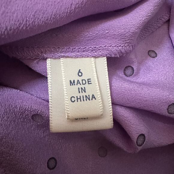 Rebecca Minkoff purple studded shift silk mini dress size 6 - Picture 8 of 12